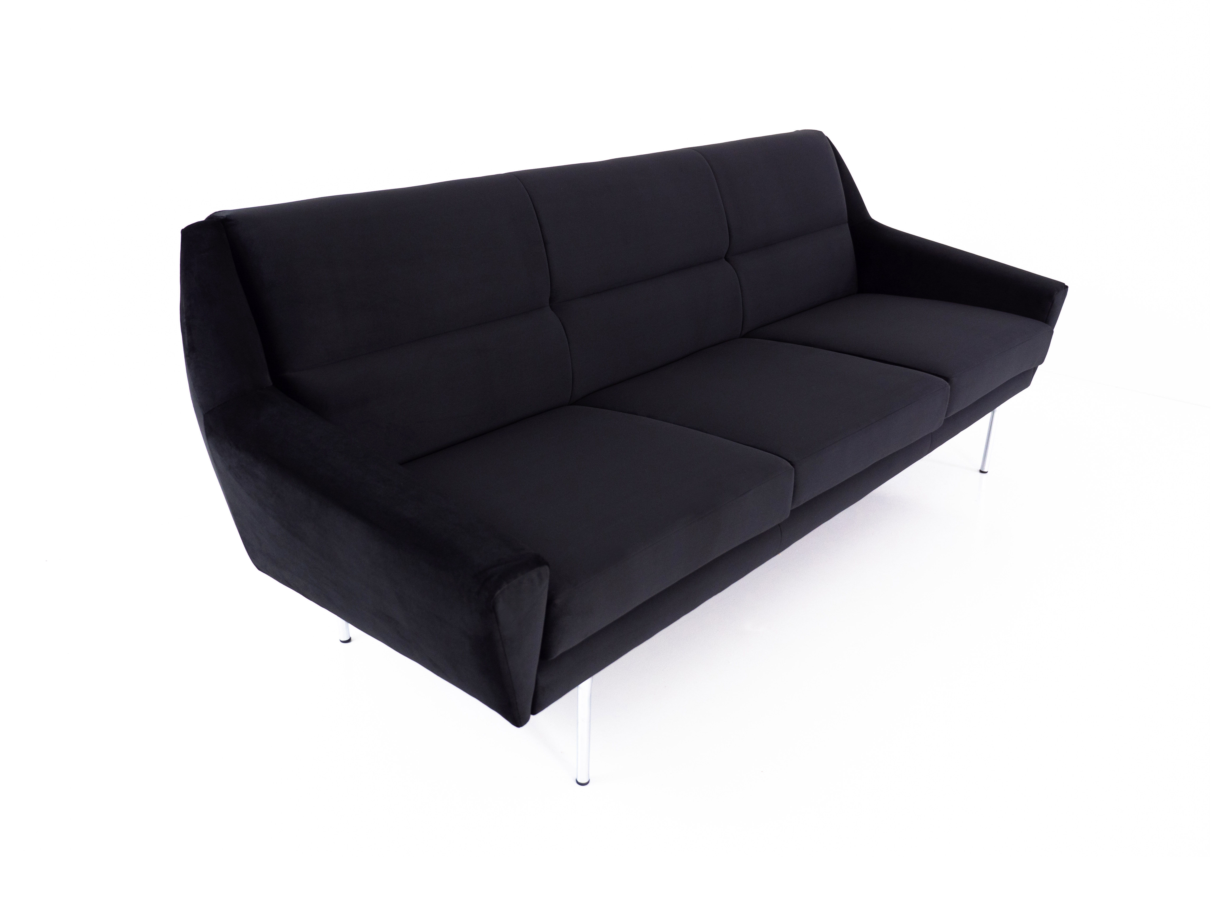Black Skagen sofa, Scandinavian design