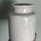 Vintage speckled stoneware pot