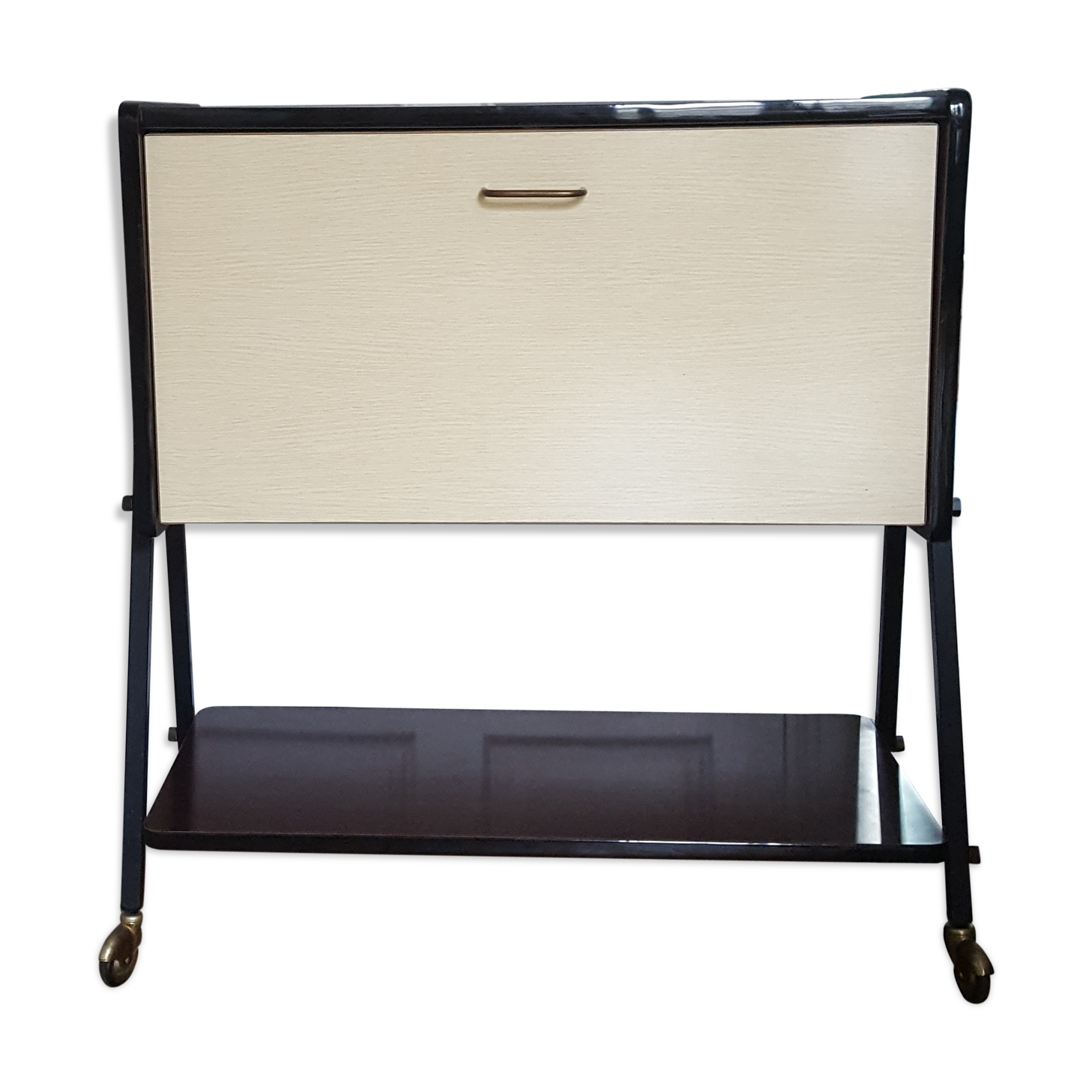 Bar in formica & brass 60's