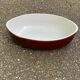 Oval stoneware salad bowl 2 litres
