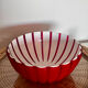 Saladier Guzzini Grace taille M rouge et blanc