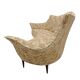 Mid-Century Modern Italian Sofa and Two Armchairs, Manta model, 1950s