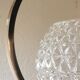 Glass and brass hanging lamp 60