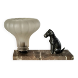 Art deco night light lamp