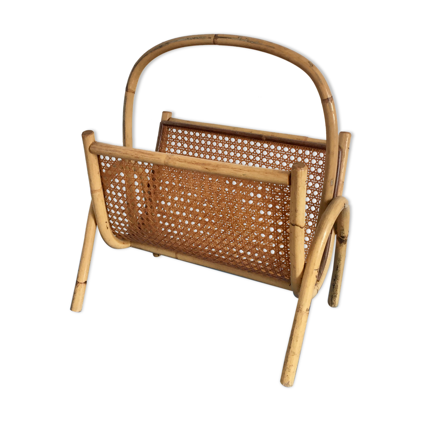 Vintage canning magazine rack