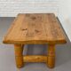 Vintage solid oak coffee table