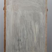1900s style lacquered wood shop mirror