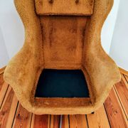 Ushak Swivel Chair by Up Zavody Rousinov from Up Závody, Czechoslovakia, 19