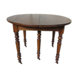 6-foot open panel in solid walnut, 5 extensions