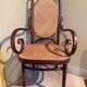 Fauteuil en rotin bois courbé cannage vers 1900