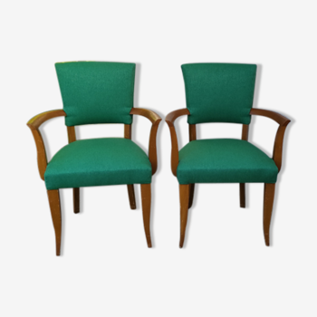 Pair of bridge chairs