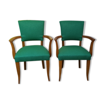 Pair of bridge chairs