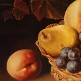 Still life oil on panel signed