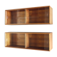 Large Danish Walnut Wall-Mounted Cabinets. 1960s, Set of 2