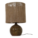 Pyrite stone lamp with rope, 1960