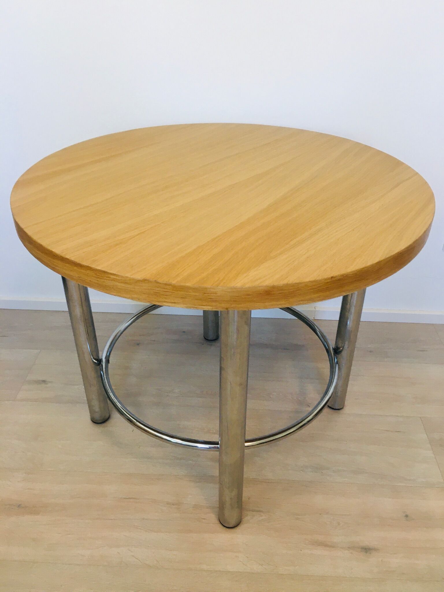 Bauhaus Chrome Table From Kovona, 1970s