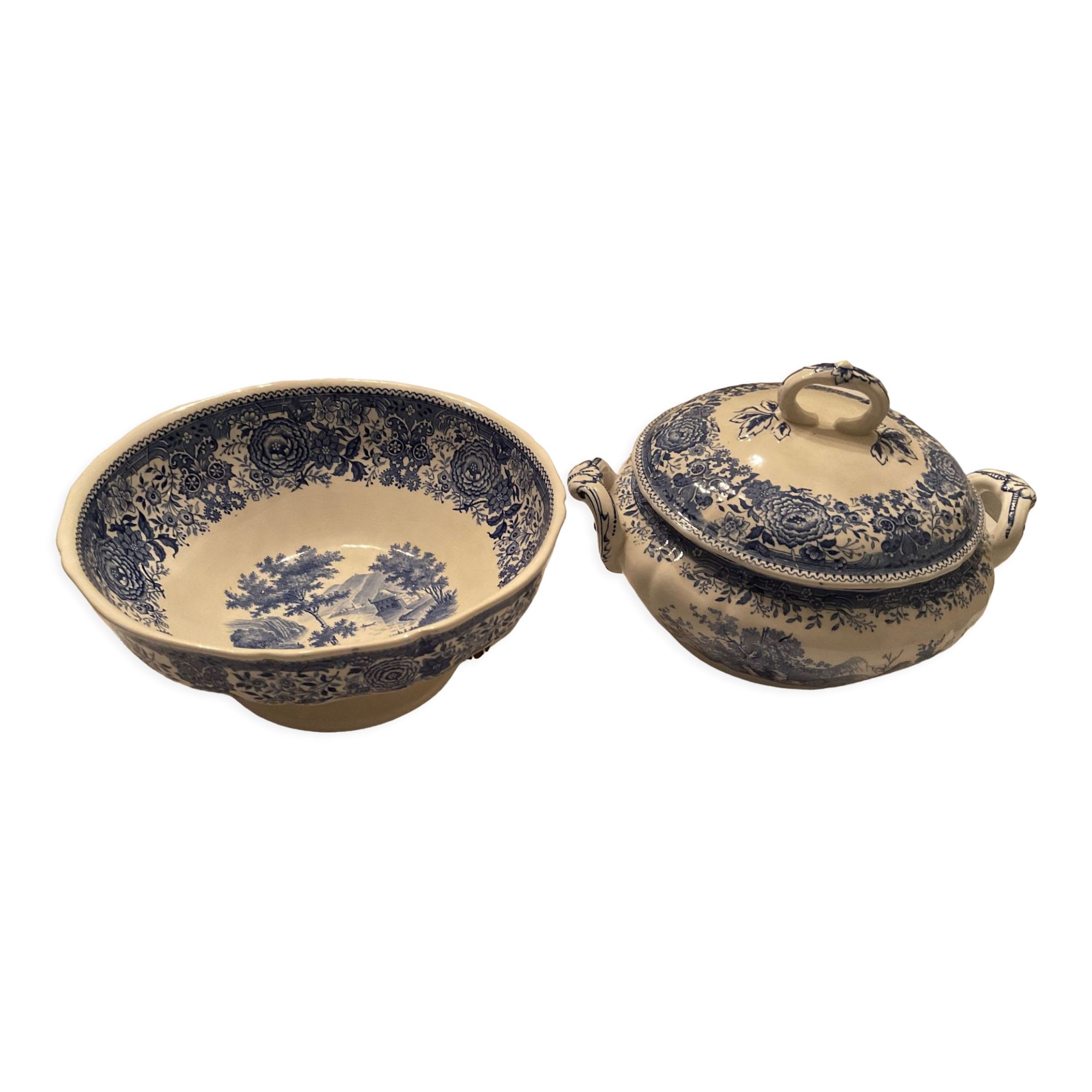 Saladier et soupière Burgeland, Villeroy et boch
