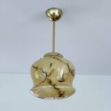 Art Deco Marble Glass Pendant Light