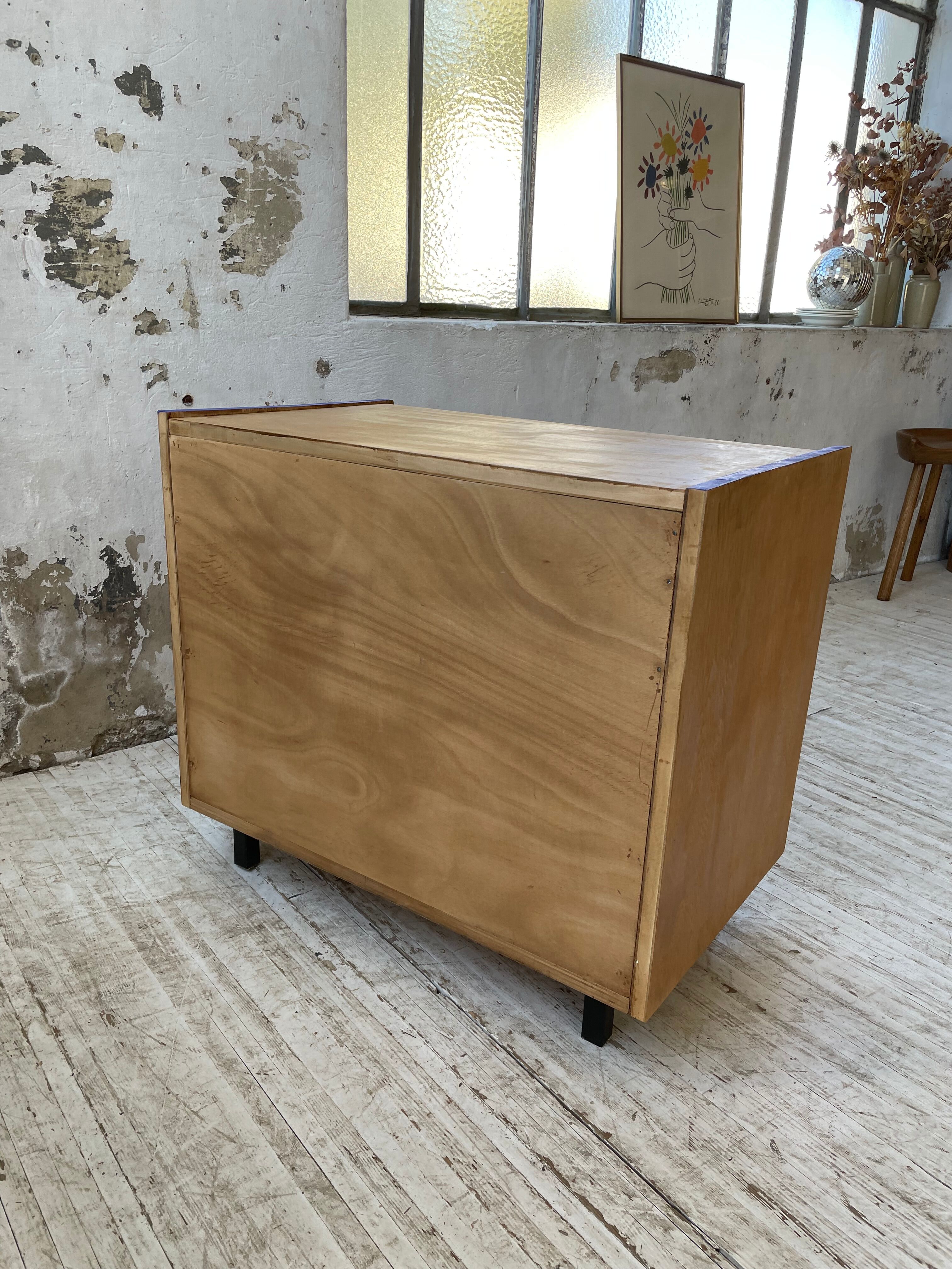 Meuble commode colorée années 60