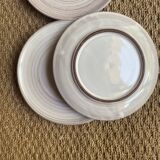6 Danish ceramic plates