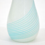 Vase en verre de Murano 'Mezza Filigrana' Par Dino Martens Pour Aureliano Toso