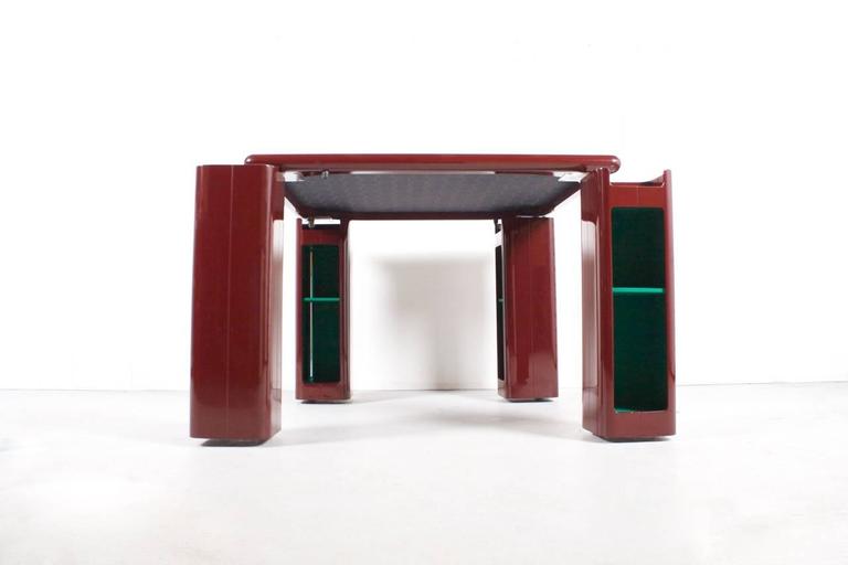Game table 1970s by Pierluigi Molinari for Pozzi Milano