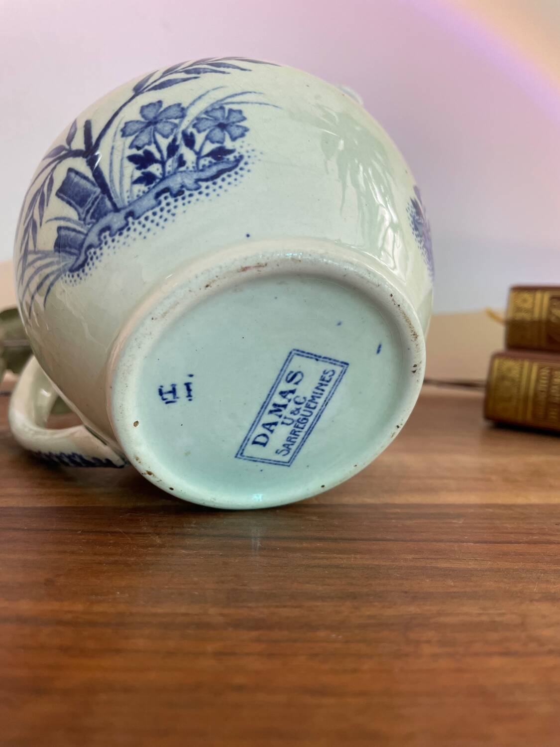 Damascus Sarreguemines milk jug