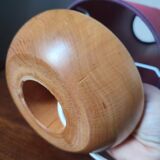 Wooden bedside lamp