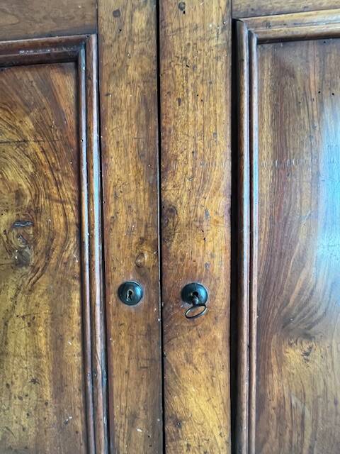 Glass-fronted sideboard