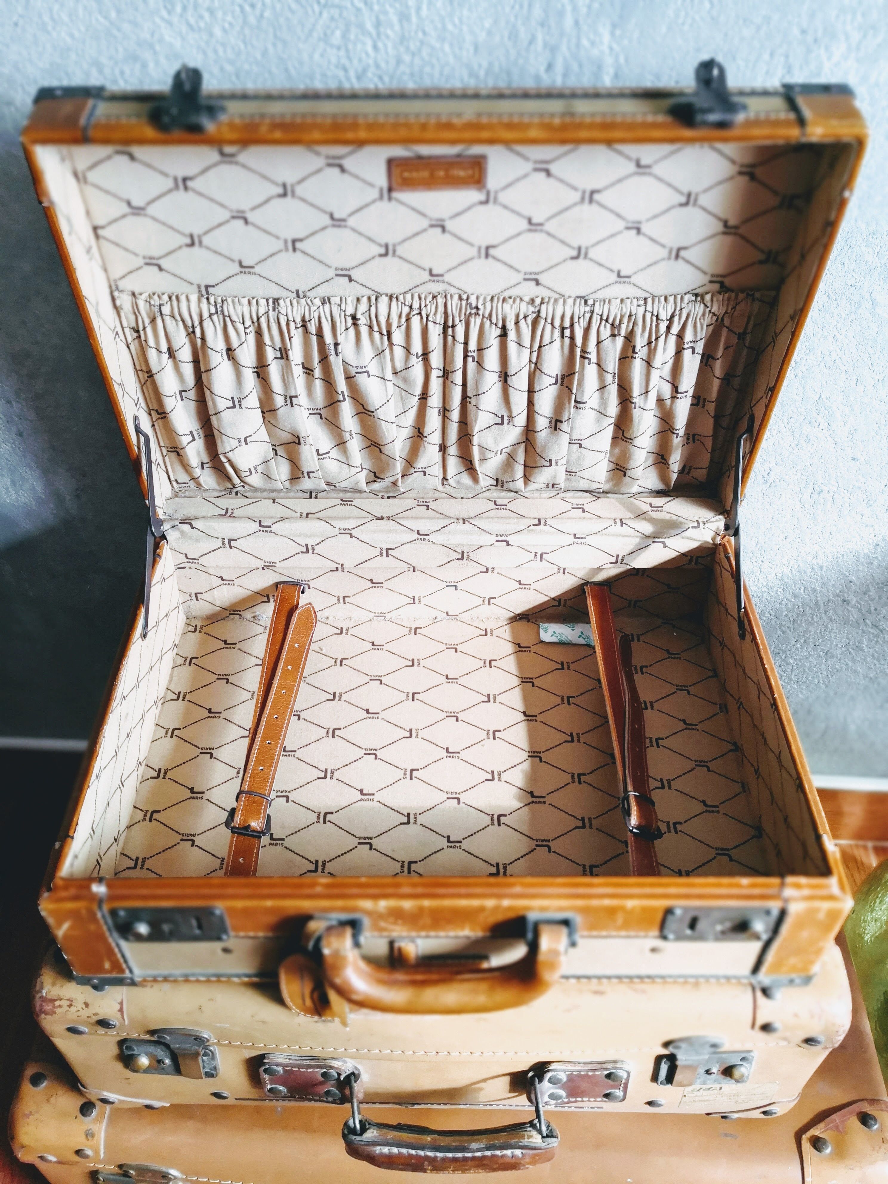 Lancel vintage suitcase