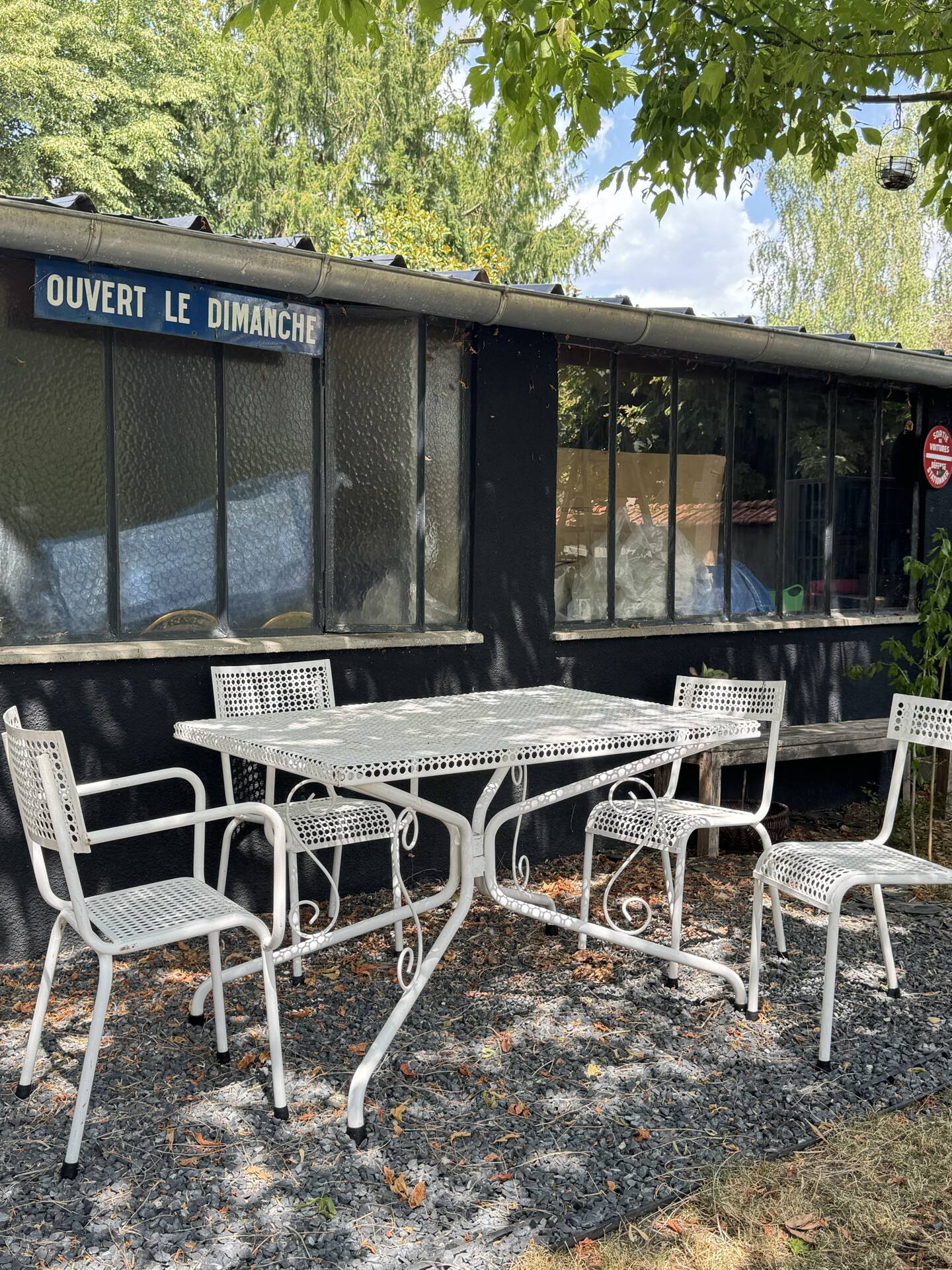 Salon de jardin rené malaval 2 chaises 2 fauteuils