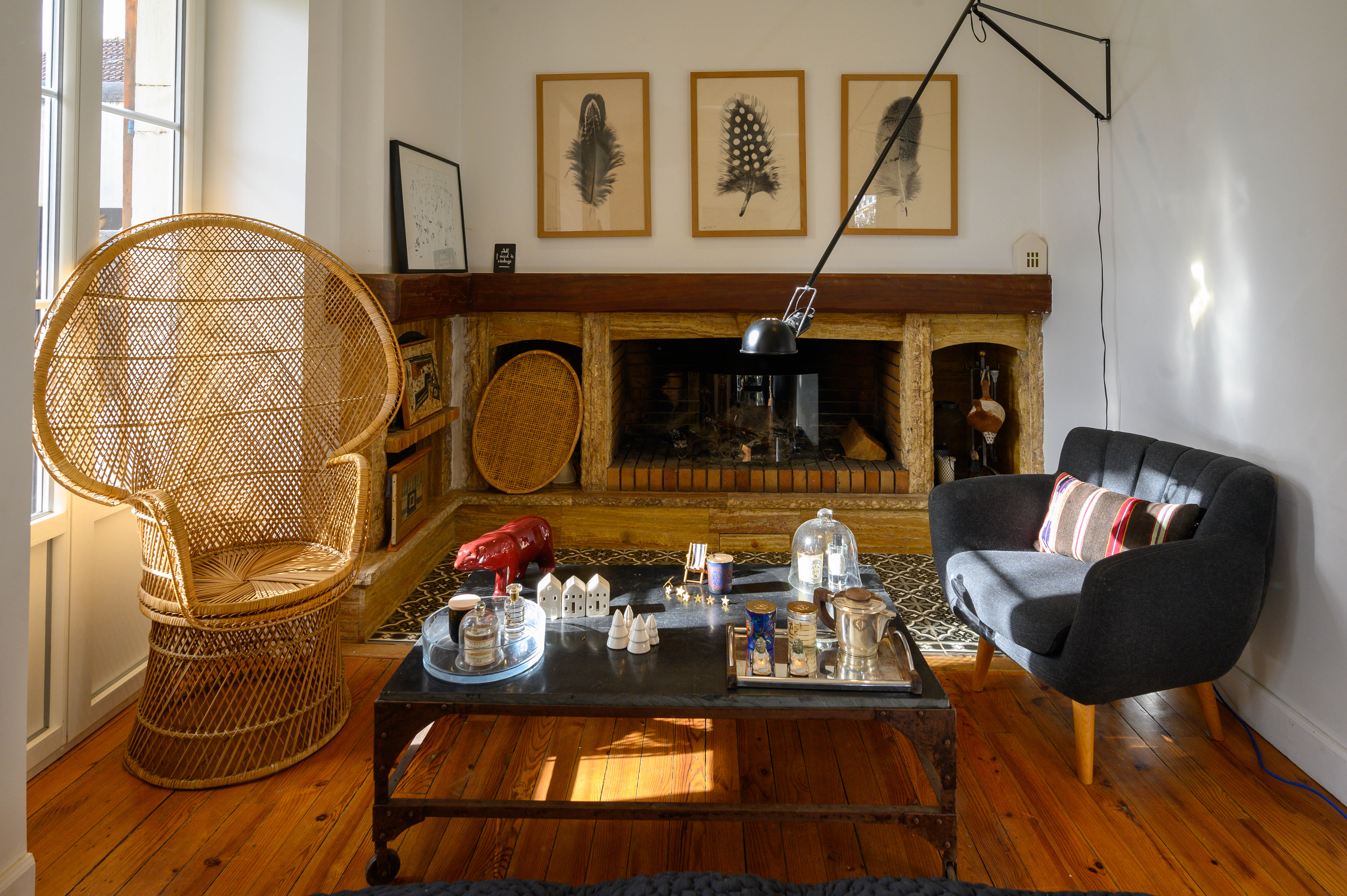 Emmanuelle chair in rattan