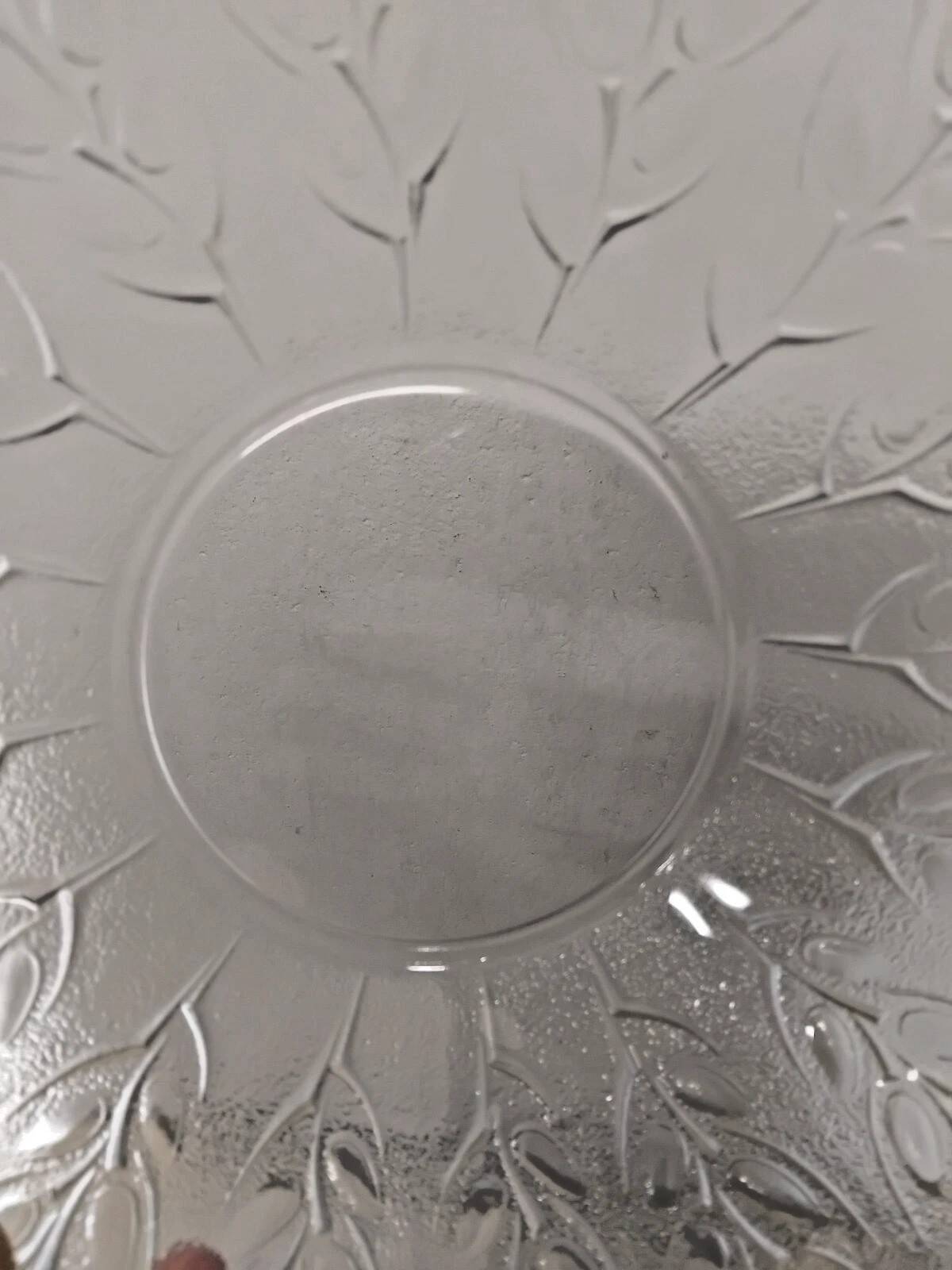 Vintage 1950s Large Glass Salad Bowl