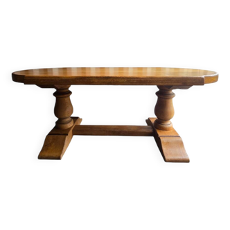 Solid wood monastery dining table
