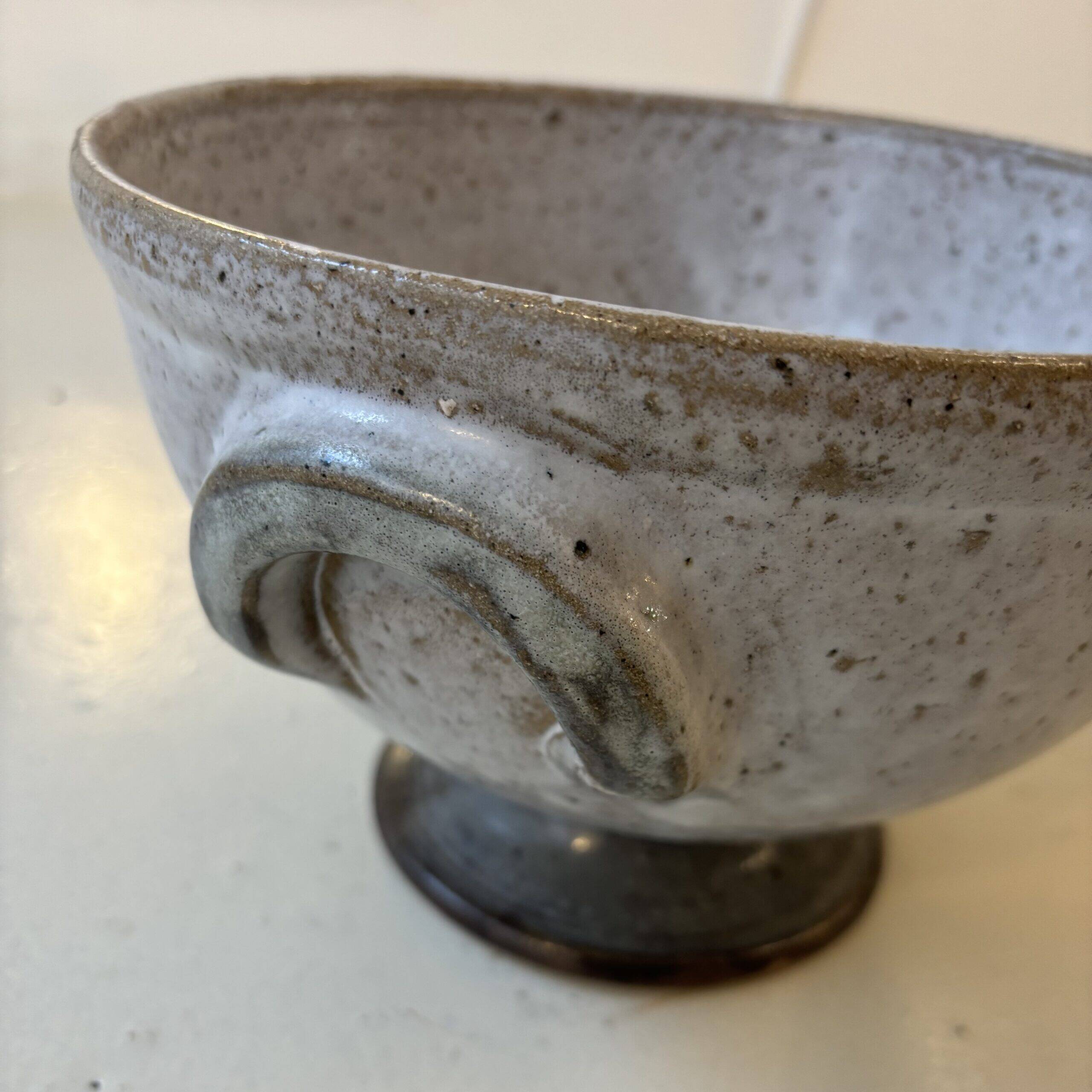 Glazed ceramic soup tureen