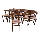 Set of 21 Thonet bistro chairs