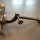 Chenets bronze et fonte
