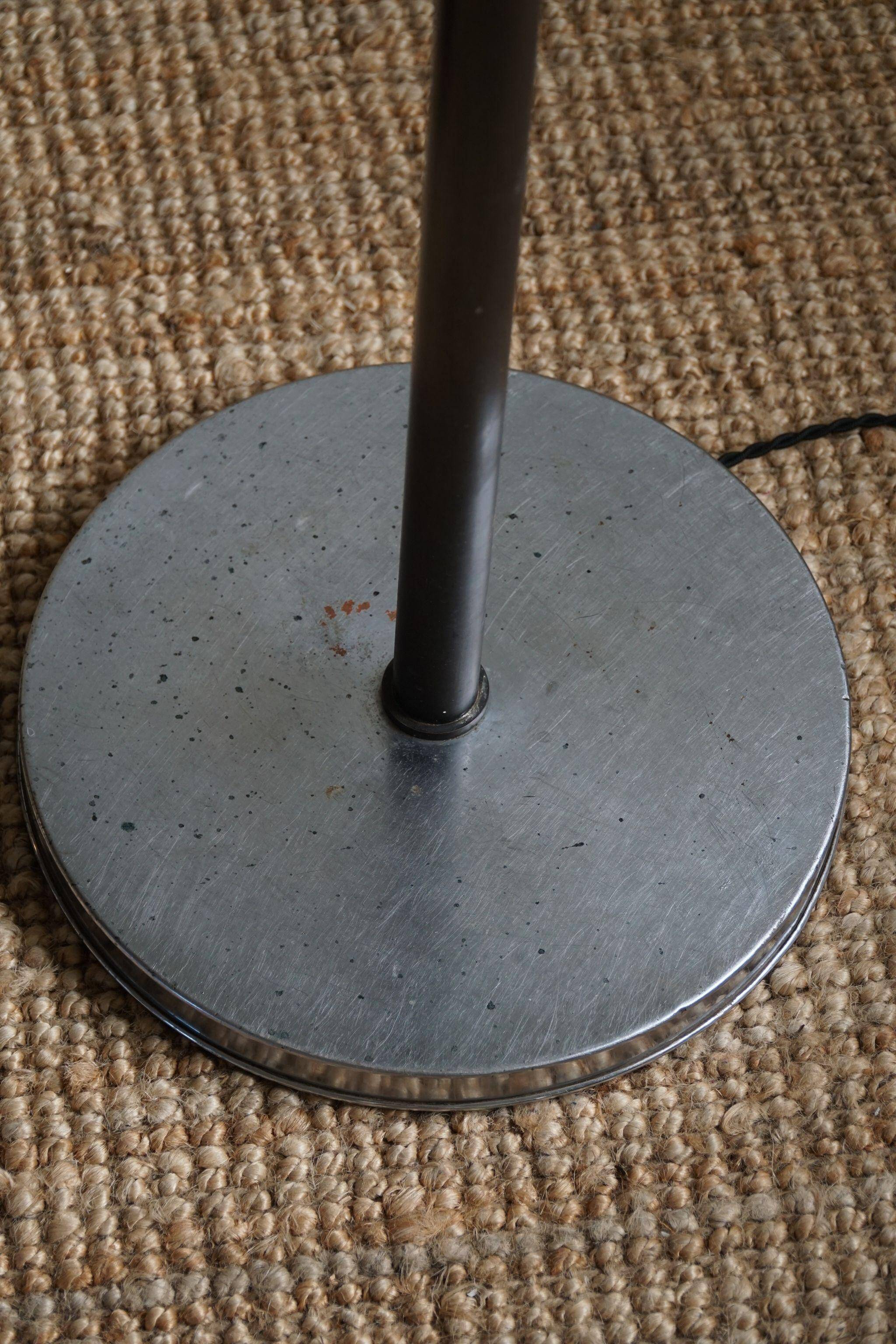 Danish Art Deco floor lamp by Louis Poulsen, model "A-Lamp", 1930s.