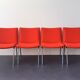 Set of 4 AP 40 Airport Chairs by Hans Wegner for AP Stolen, Denmark 1950's-1960's