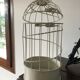 Cage à oiseaux décorative en métal