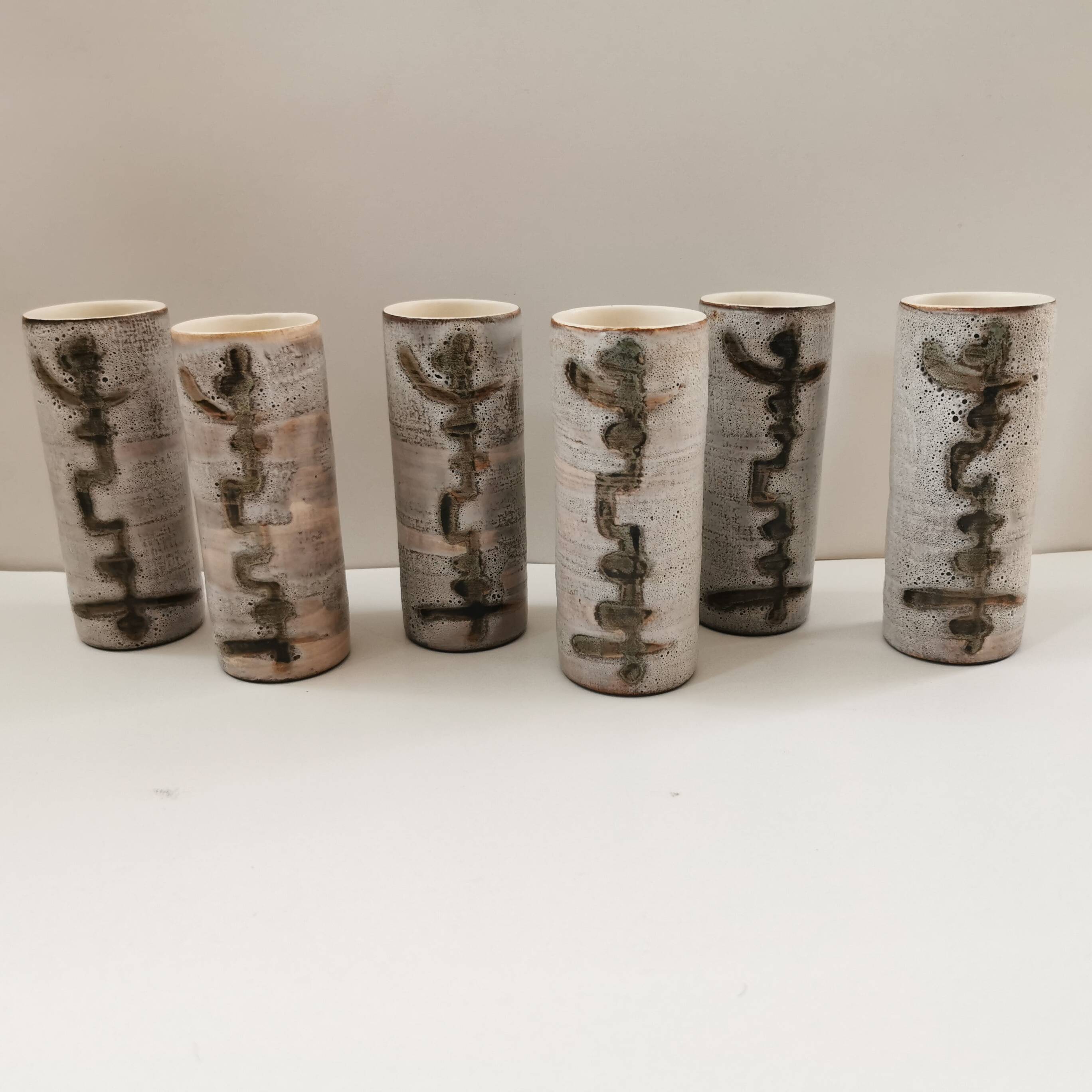 Set of 6 small mazagrans