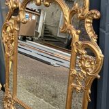 Miroir Doré à parcloses  de Style Régence Louis XV