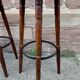 Set of 4 bar stools restaurant pub tavern bentwood art deco 1950-1960