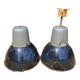Set of two industrial style lamps