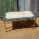Marble & brass coffee table – Maison Jansen style – 1970s