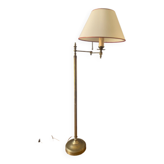 Lampadaire liseuse laiton