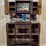 Art Deco period sideboard in oak and marble