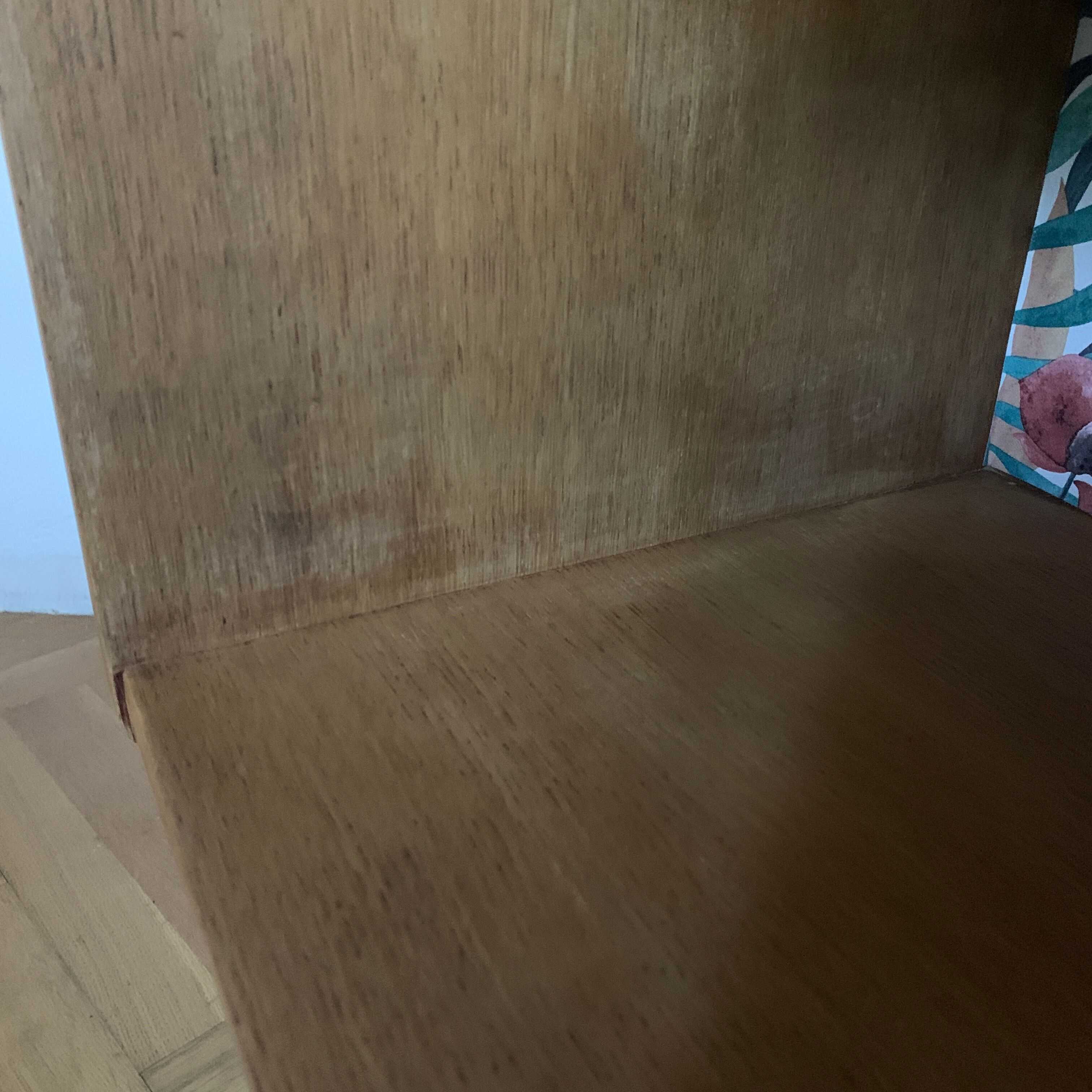 Scandinavian wood bedside