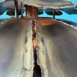 Mid Century Modern Brutalist Artichoke Pendent By Sven Åge Holm Sørens