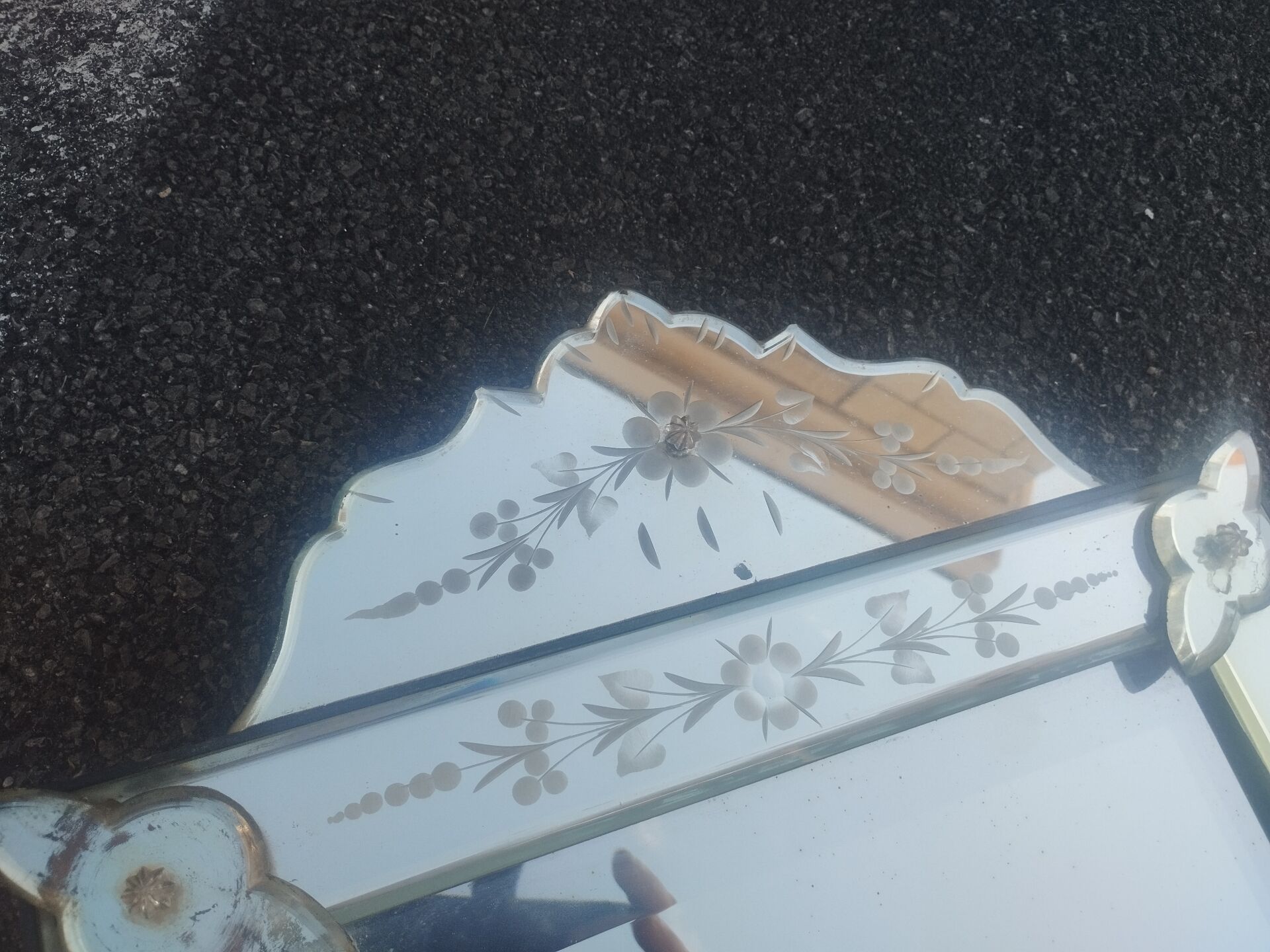 Antique Venetian mirror